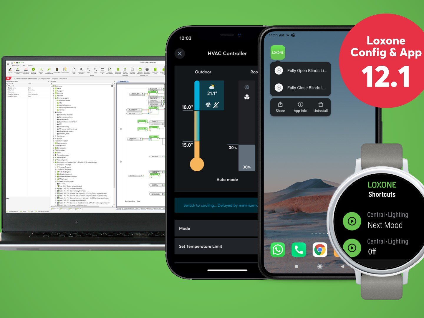 Loxone Config & App Version 12.1